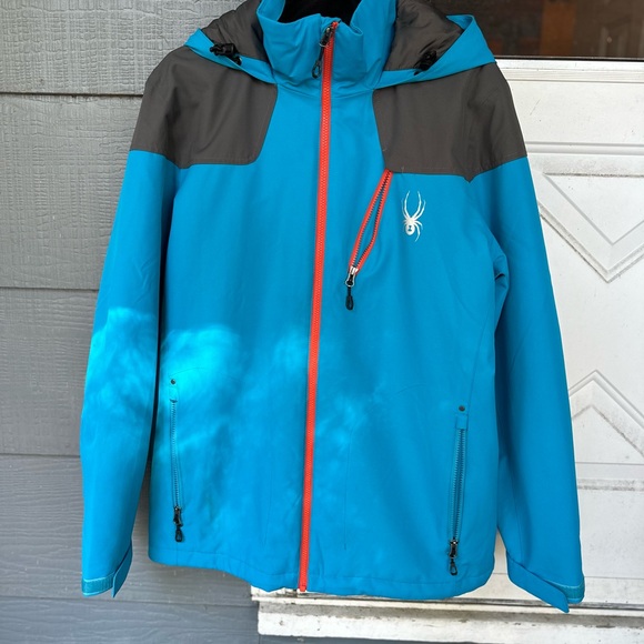 Spyder men’s Winter Jacket Blue size large - Picture 4 of 6